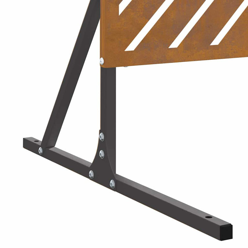 Vidaxl Privacy Screen Steel, Grey