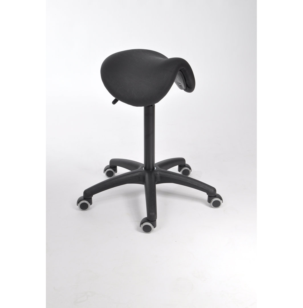 Height-adjustable office stool
