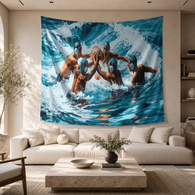 Sports Water Polo Wall Tapestry