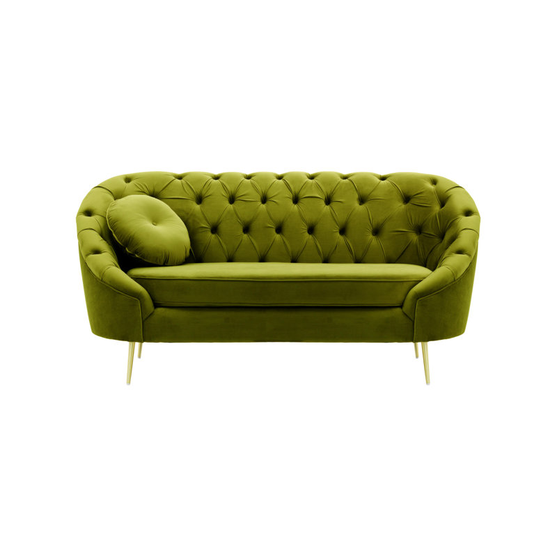 Burrell Sofa, Olive Green, 2