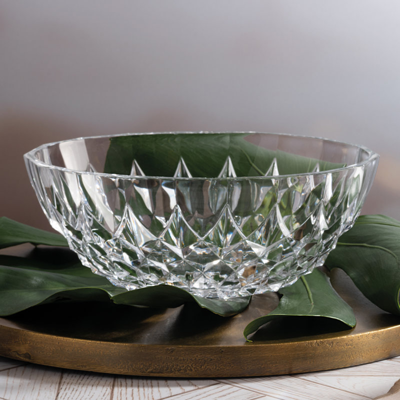 Pasabahce Lead Free Crystal Serving Bowl