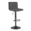 Hikmat Swivel Upholstered Adjustable Height Counter Stool with Metal Frame-68283018