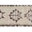Tapis de couloir turc rétro tissé à la main en beige avec un motif tribal, idéal pour le revêtement de sol décoratif