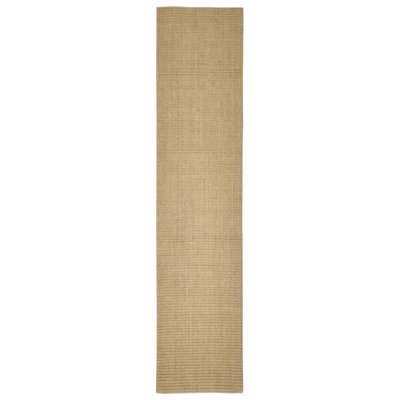 August Grove Rug Natural Sisal Brown