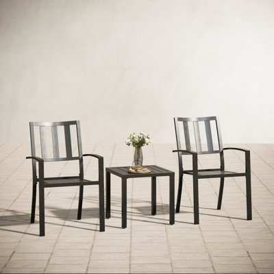 Leonard 2 - Person Patio Dining Set with Square Table