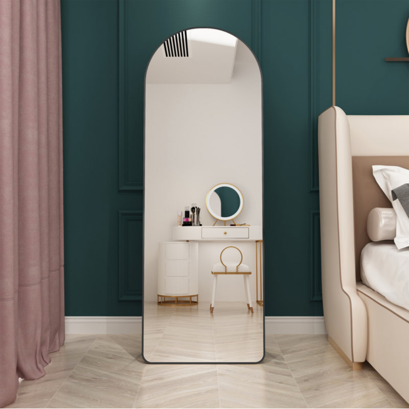 Keimon Mirror, Black, 64.9" x 23.2"