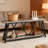 2-Tier Hall Table With Vintage Industrial Design, Sturdy Construction, And Ample Storage For Versatile Use-64979772