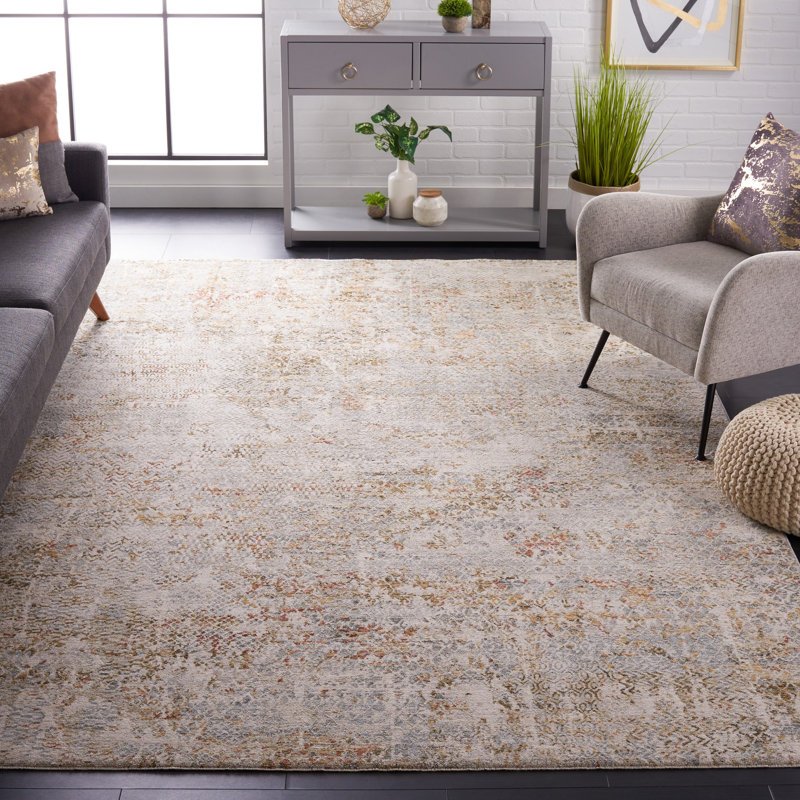 Tapis abstrait Laraway Performance, Rectangle 5 pi 3 po x 7 pi 6 po