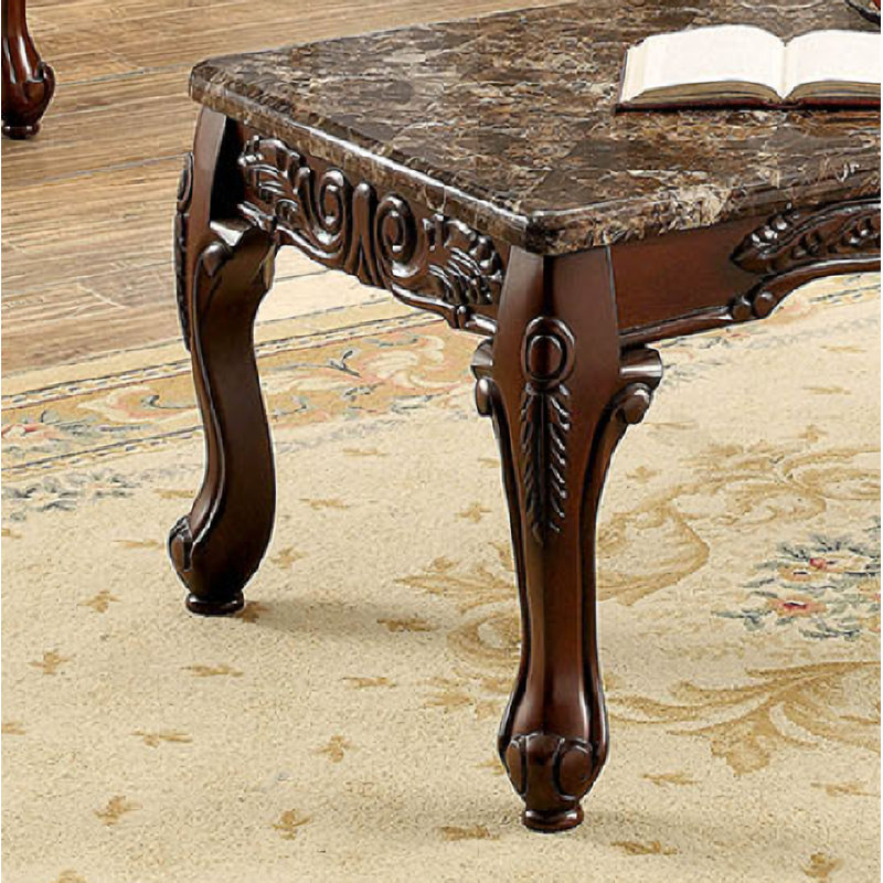 Ensemble de tables basses 3 pièces Allisha, Marron