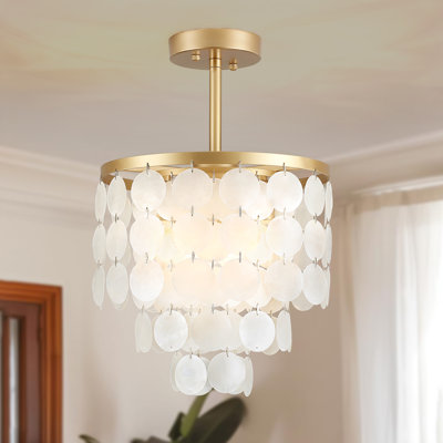 Plafonnier semi-encastré 3 lumières Capiz