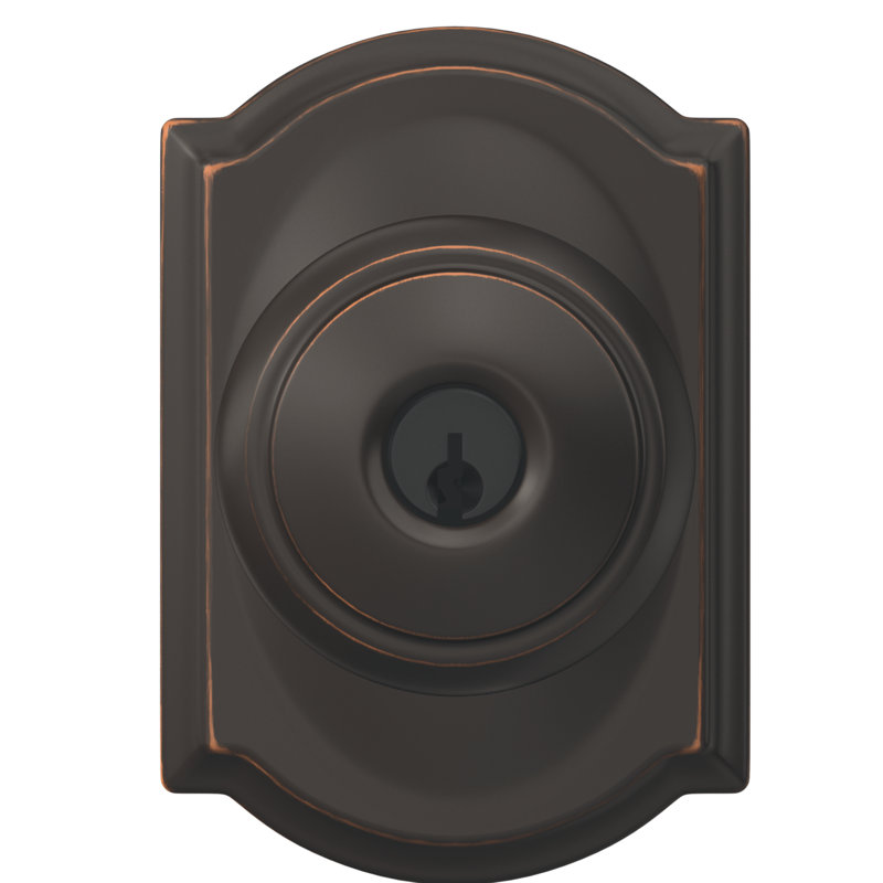 Andover Keyed Entry Knob with Camelot Trim, Yes, Keyed Alike