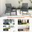 Set Of 2 Adjustable HDPE All Weather Outdoor Adirondack Chair-1070711734