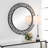 Darth Metal Round Wall Mirror