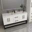 Meuble-lavabo mural 60 po avec support double en acrylique renforcé Victoria-98932840