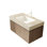 Dessus de meuble-lavabo en pierre frittée 36 "avec lavabo encastré en céramique Muri