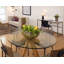 Plateau de table rond en verre trempé transparent de 12 po avec bord biseauté épais de 1/2 po idéal pour les tables, les espaces de travail et les meubles d'extérieur de Fab Glass and Mirror-746812759