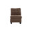 Living Room Furniture Tufted Armless Chair Black Coffee Linen Like Fabric 1Pc Armless Chair Cushion Nail Heads Wooden Legs-822889925