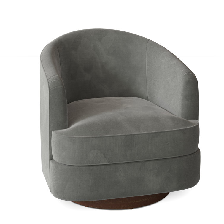 Tipsy Upholstered Swivel Barrel Chair