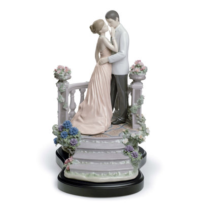 Figurine de couple d’amour moonlight