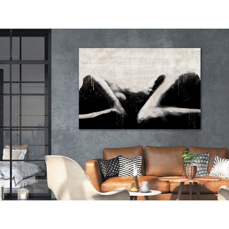 Lying Beauty - Wrapped Canvas Painting, 80cm H x 120cm W