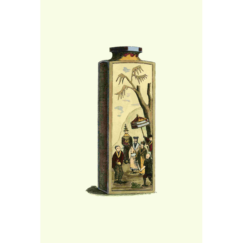 Porcelaine orientale II, H 12 po x l 8 po