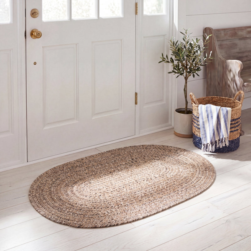 Tapis d'intérieur / extérieur tressé tissé à la main Performance, Ovale 2 pi x 3 pi