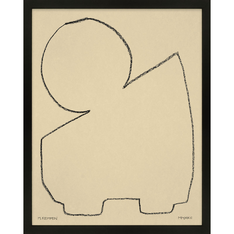 «Freya Sand 1» par Michael Kempen - reproduction de cadre photo, Noir, H 30 po x l 24 po x P 1,25 po