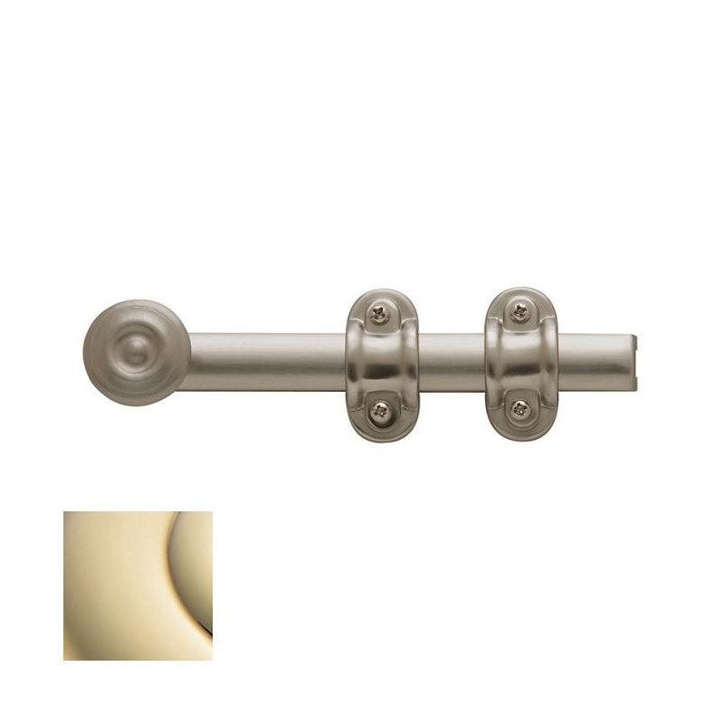 Ornamental Heavy Duty Surface Bolt, Lifetime Brass
