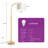 63.4'' Arched/arc Dimmable Floor Lamp With Bulbs Included-1279425034