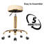 Adjustable Height Ergonomic Lab Stool with Footrest-115153806