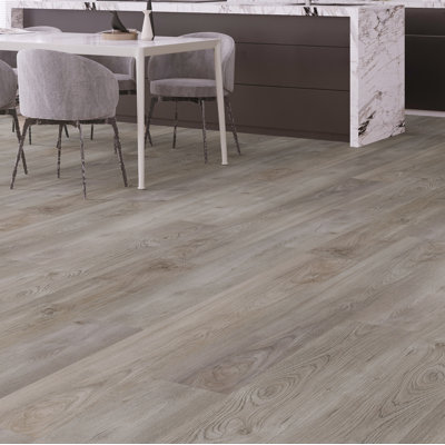 7" x 60" x 7mm Oak Click Lock SPC Luxury Vinyl Plank