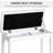 White Faux Leather Padded Piano Chair With Robust Wooden Frame For Duet Sessions And Practice Cushioning Solid Structure