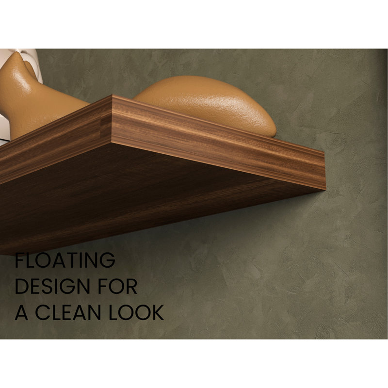 Floating Shelf Dallas, Living Room, Caramel