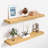 Jorgensen 2 Pieces  Pine Solid Wood Floating Shelves for Wall Decor, Kitchen, Bathroom, Workspace, Thick-1594789003-1594345957