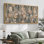 Abstract Plant Botanical Modern Rustic Oversized Framed Wall Decorations Canvas Print