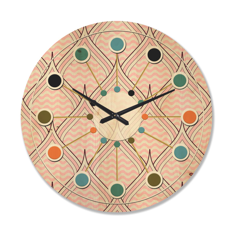 Horloge murale ornement avec éléments décoratifs, Très grand