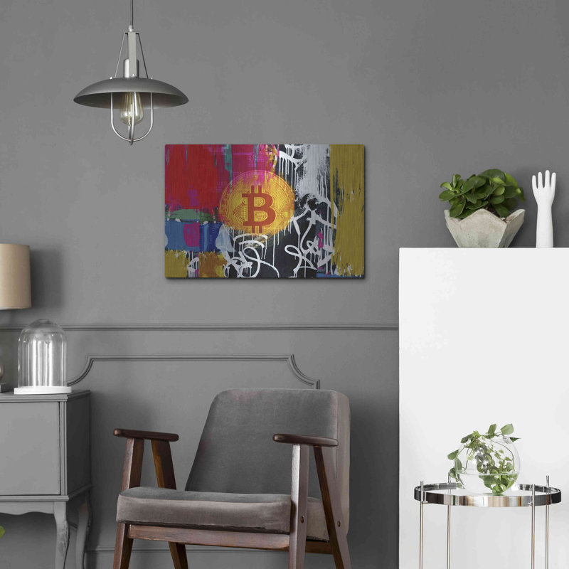 «Crypto-monnaie Bitcoin Graffiti 1» par Irena Orlov