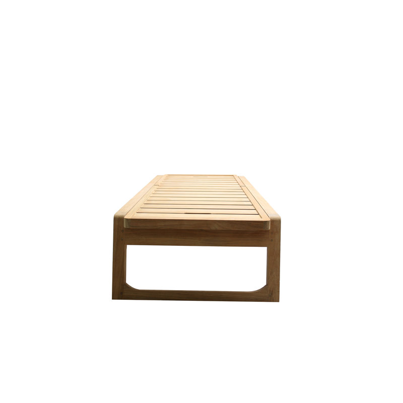 Diuna Outdoor Teak Chaise Lounge