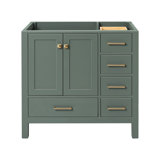 Cambridge Left Offset 36" Single Bathroom Vanity Base Only