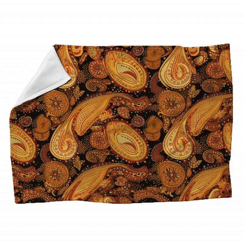 Machine Printed Throw Blanket, Throw