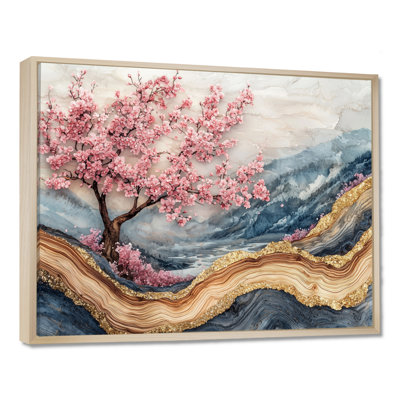Fleur de cerisier de Chine, poésie des pétales I - art mural grande fleur de cerisier