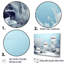 Coastal White Coral Serenity - Coastal Coral Under Water, art mural-453583646-453583649