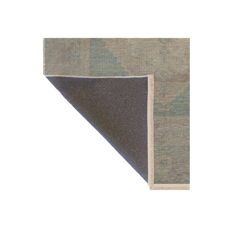 Tapis traditionnel lavable à la machine à motif traditionnel Traditional