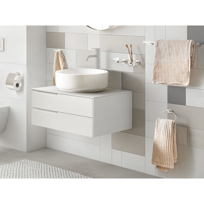 6-Piece Bathroom Hardware Set TOCOPILLA with Towel Bars and Hooks, Silver
