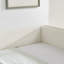 Lit de jour avec canapé-lit capitonné capitonné, double, tissu Boucle, beige (83 po x 58,5 po x 29,5 po)-299138510