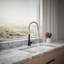 Kohler Tone Single Handle Semi-Professional Pre-Rinse Kitchen Sink Faucet with Three-Function Pull Down Sprayer-828472268