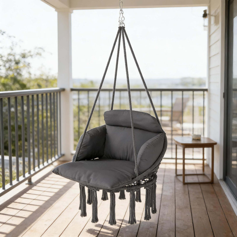 Balancelle souple pour l'extérieur, Gris foncé
