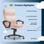 Comfort Ergo Swivel Office Chair-1278541100-1281981136