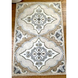 Tiny Knots Wool Southwestern Area Rug in Killegray Beige