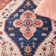Tucson Heirloom Machine Washable Non-Slip Area Rug In Rust & Blue
